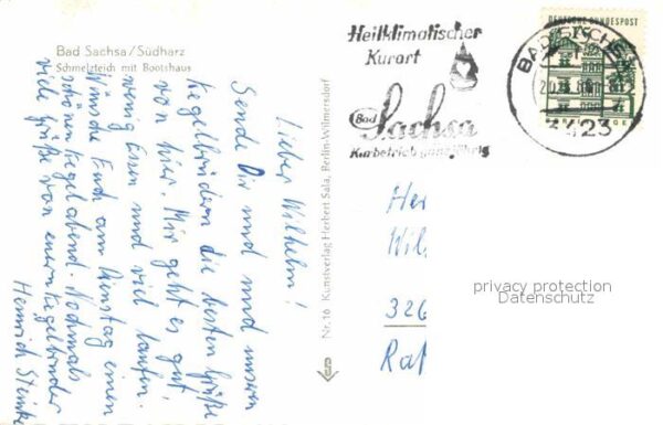 Bad Sachsa Harz Schmelzteich Bootshaus – Bild 2