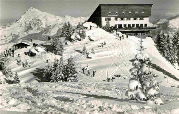 Kitzbuehel Tirol Bergrestaurant Hahnenkamm Winter