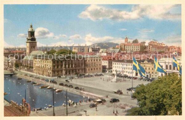 Goeteborg Gustav Adolf Torg Hafen