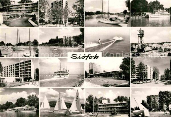 Siofok Hafen Hotel Segelboote
