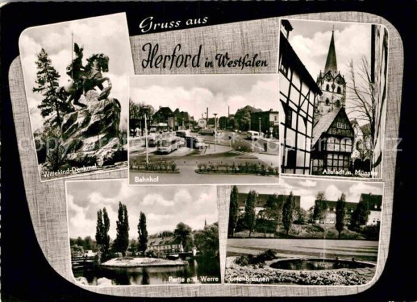 Herford Bahnhof Münster Entenbrunnen Denkmal