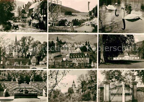 Berleburg Bad Schloss Schwanenteich