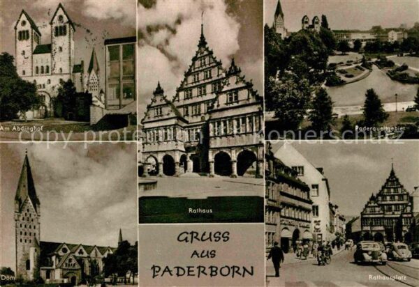 Paderborn Abdinghof Paderquellgebiet Rathausplatz