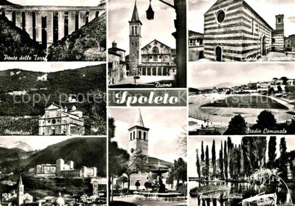 Spoleto Ponte delle Torre Dom San Francisco Sta