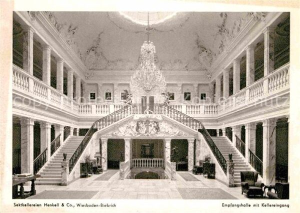 Biebrich Wiesbaden Sektkellereien Henkell & Co Empfangshal