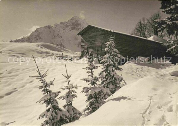 Schwarzenberghuette Winterlandschaft