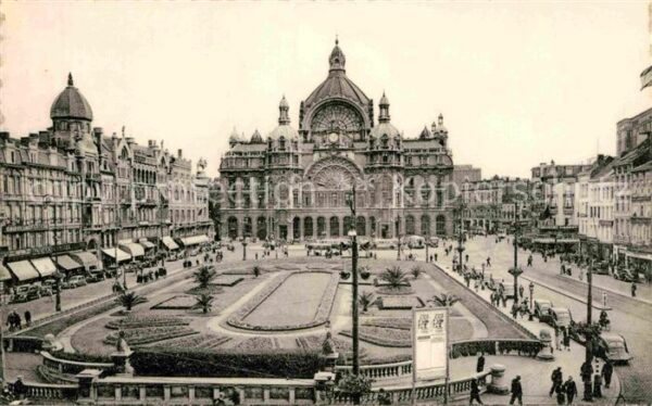 Antwerpen Anvers Koningin Astrid Plein Midden Statie