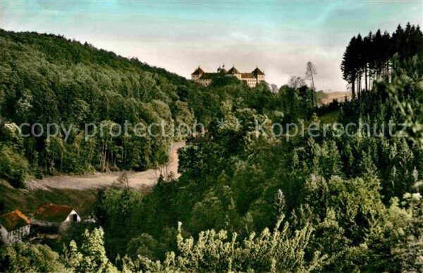 Alttann Allgaeu Blick auf Schloß Wolfegg