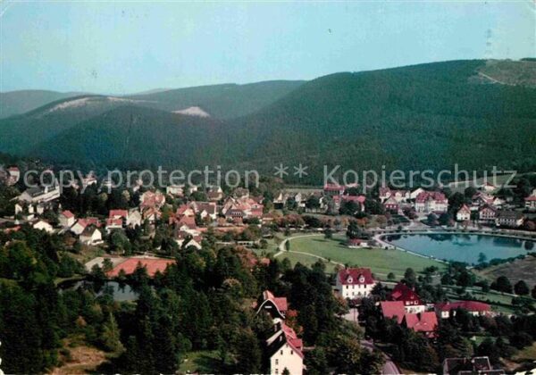 Hahnenklee-Bockswiese Harz Fliegeraufnahme