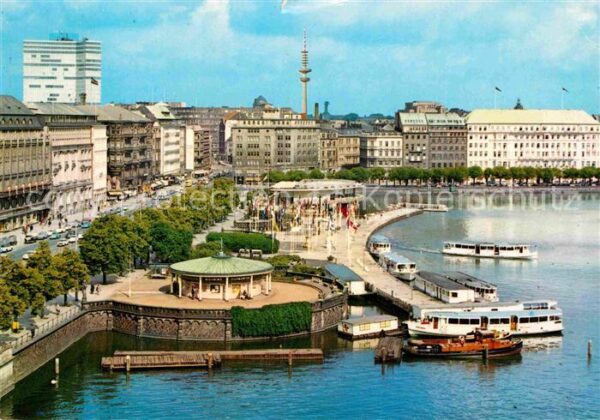 Hamburg Jungfernstieg und Binnenalster