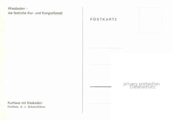 Wiesbaden Kur- und Kongreßstadt Kurhaus bei Nacht – Bild 2