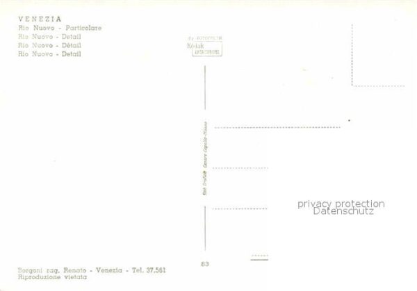 Venezia Venedig Rio Nuovo – Bild 2
