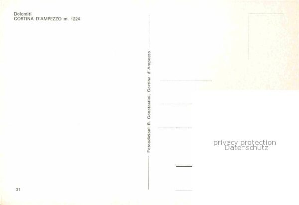 Cortina d Ampezzo Kirche Fliegeraufnahme – Bild 2