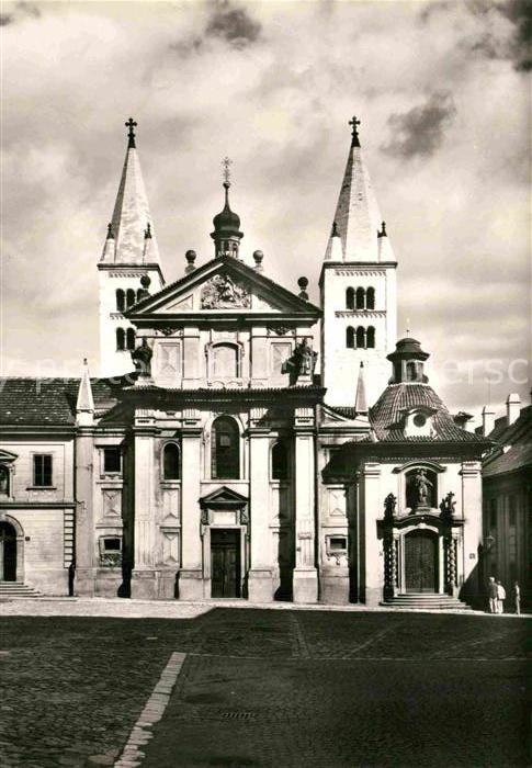 Praha Prahy Prague Prager Burg St. Georgskirche