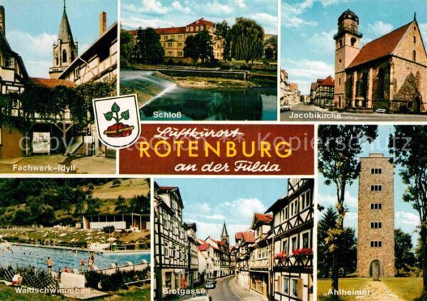 Rotenburg Fulda Fachwerk Idyll Schloß Jacobikirche Ahlh