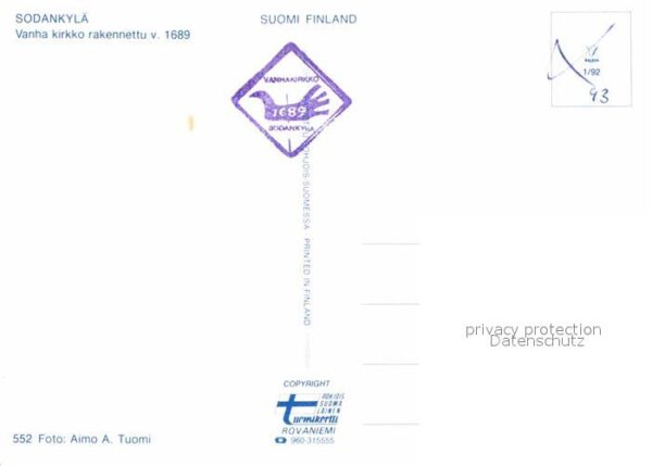 Sodankylae Vanha Kirkko rakennettu – Bild 2