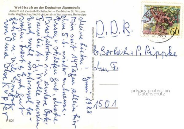 Weissbach Alpenstrasse Zwiesel Hochstaufen Dorfkirche Weissbac – Bild 2