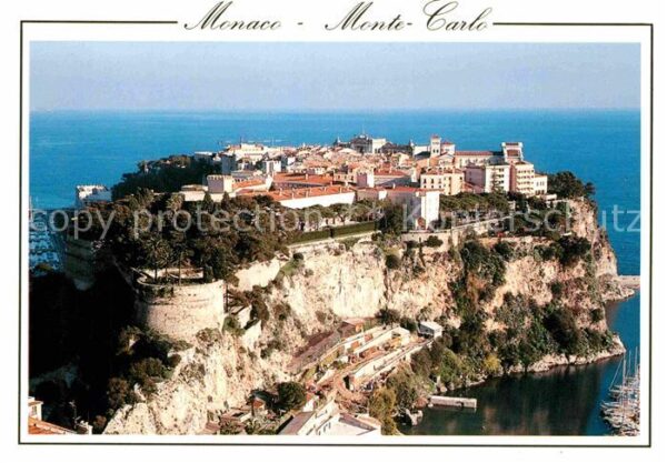 Monte-Carlo Fliegeraufnahme Le Rocher de Monaco