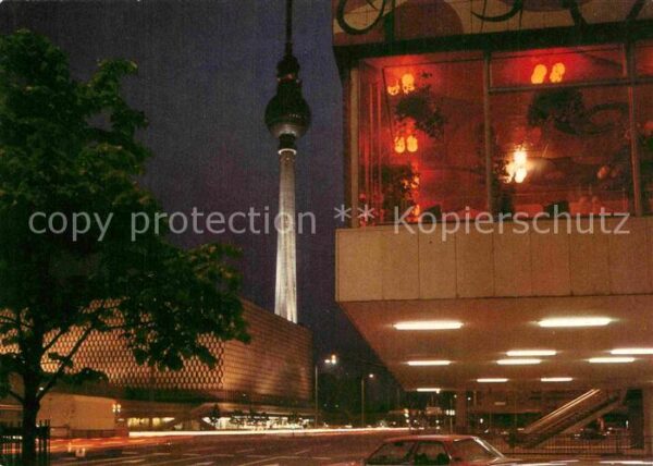 Berlin Karl Liebknecht Strasse Fernsehturm
