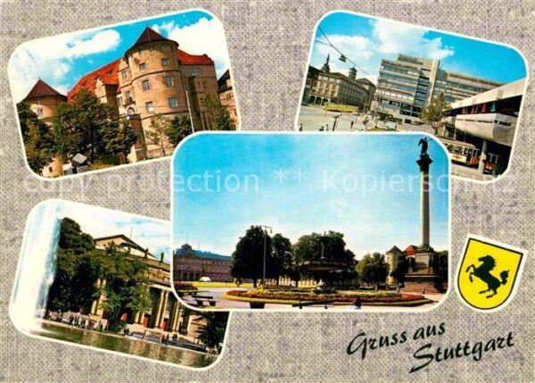 Stuttgart Altes Schloß Schloßplatz Staatstheater