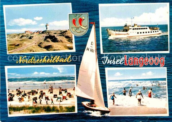 Langeoog Nordseebad Strand Dünen Leuchtturm