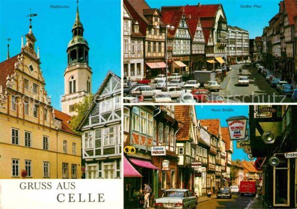 Celle Niedersachsen Kirchenpartie Großer-Plan Neue-Strasse