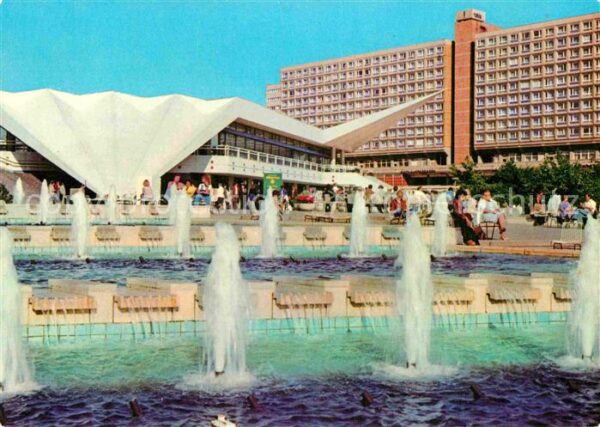 Berlin Wasserspiele am Fernsehturm