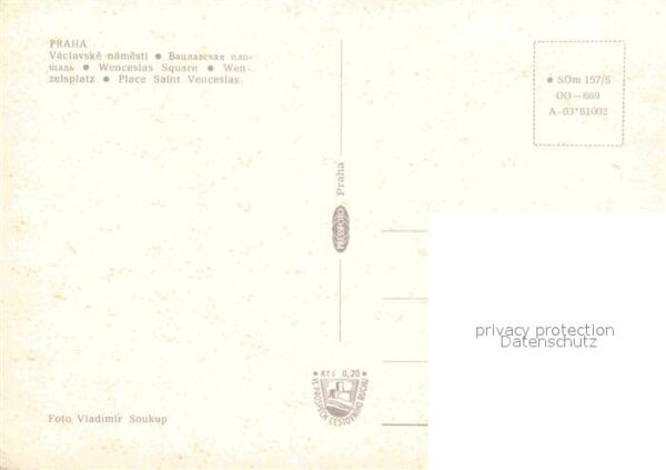 Praha Prahy Prague Fliegeraufnahme Vaclavske namesti Stras – Bild 2