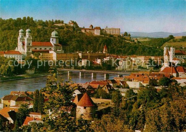 Passau Inn mit Dom und Oberhaus