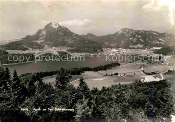 Fuschl See Salzkammergut Fliegeraufnahme
