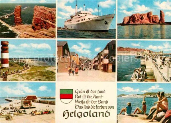 Helgoland Felsen Leuchtturm Seebrücke Konzertplat