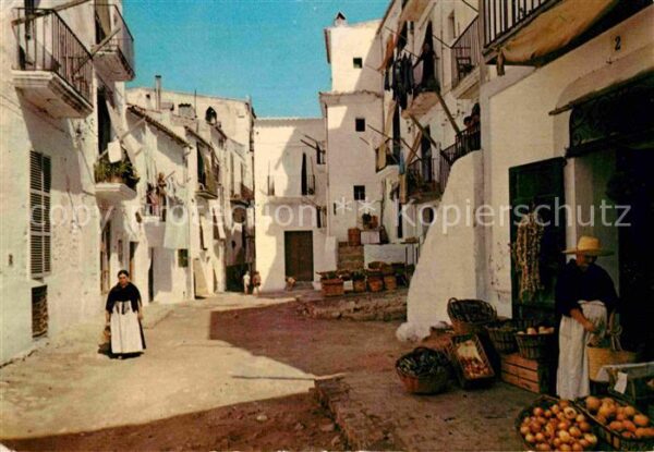 Ibiza Islas Baleares Calle Tipica