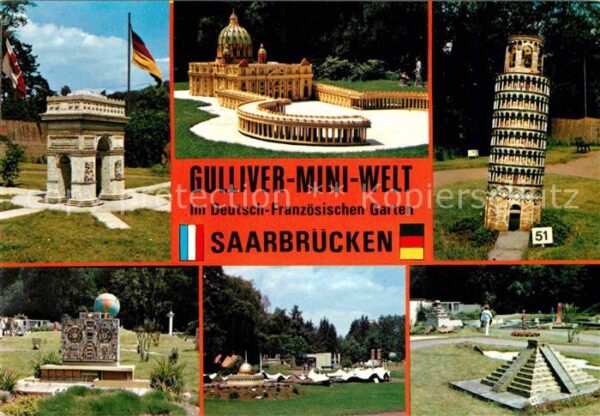 Saarbruecken Gulliver-Mini-Welt Miniaturgebäude im D