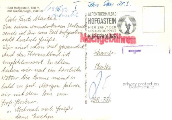 Bad Hofgastein Kirchenpartie mit Gaiskarkogel – Bild 2