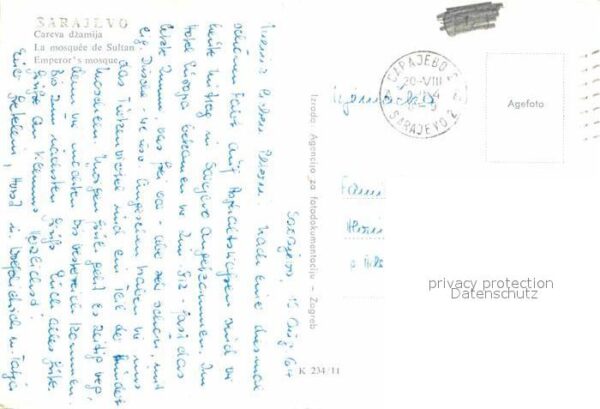 Sarajevo La mosquee de Sultan – Bild 2