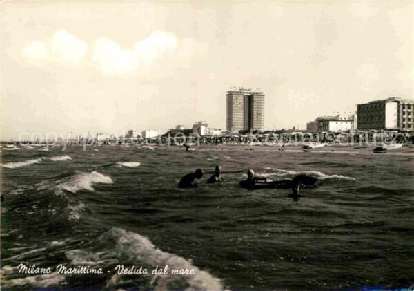 Milano Marittima Veduta dal mare