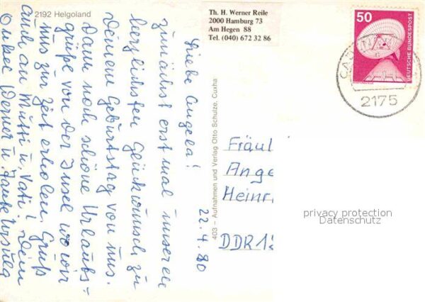 Helgoland Westküste Lange-Anna Lung-Wai Reede – Bild 2