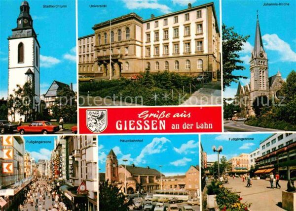 Giessen Lahn Stadtkirchturm Universität Johannis-Kir