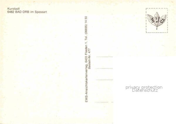Bad Orb Konzerthalle Lesehalle mit Saline Fachw – Bild 2