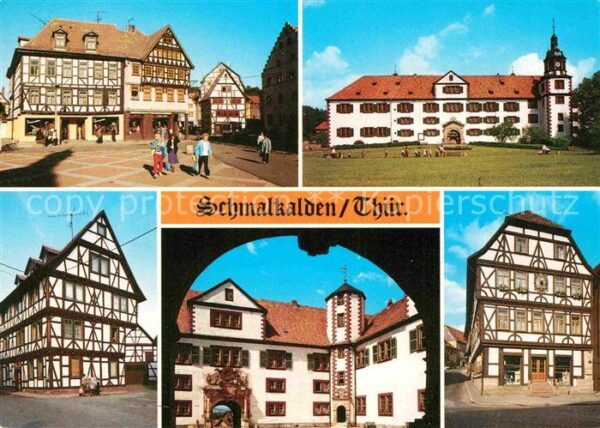 Schmalkalden Altmarkt Schloß-Wilhelmsburg Schmiedhof