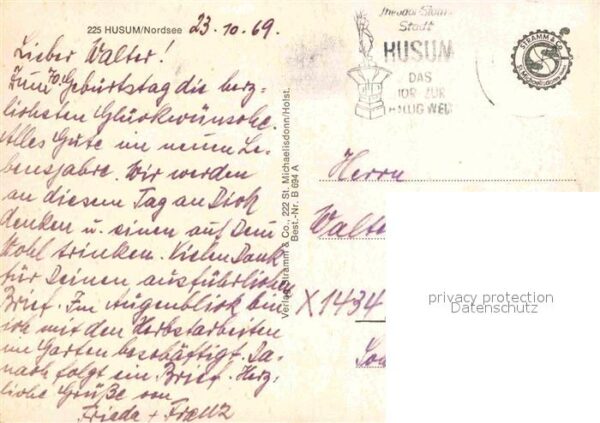 Husum Nordfriesland Fliegeraufnahme Hafen Kirche Tor zur Ha – Bild 2