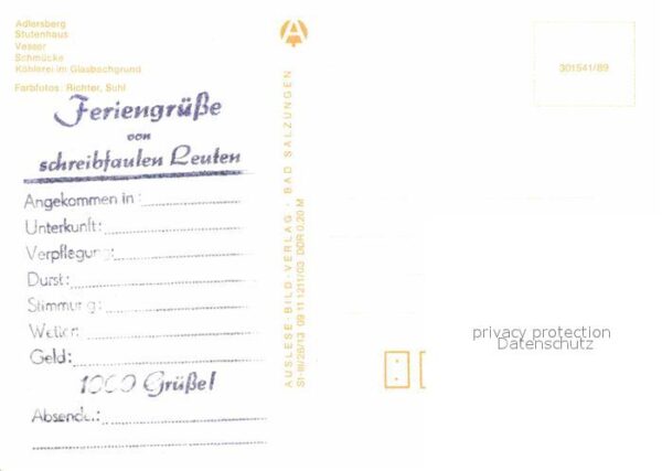 Schmiedefeld Rennsteig Adlersberg Stufenhaus Vesser Schmücke K – Bild 2