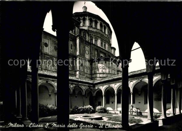 Milano Chiesa S. Maria delle Grazie Il Chiostr
