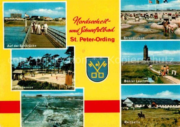 St Peter-Ording Seebrücke Stand Böhler Leuchtturm Reith