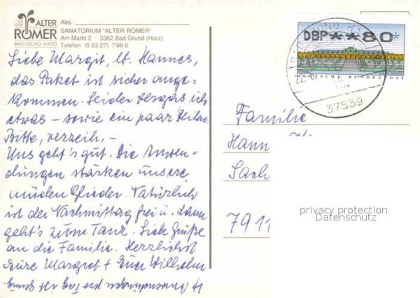 Bad Grund Sanatorium Alter Römer – Bild 2