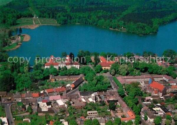 Rheinsberg Fliegeraufnahme mit Schloß