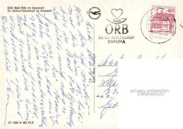Bad Orb Dr. Scherf-Denkmal im Kurpark – Bild 2
