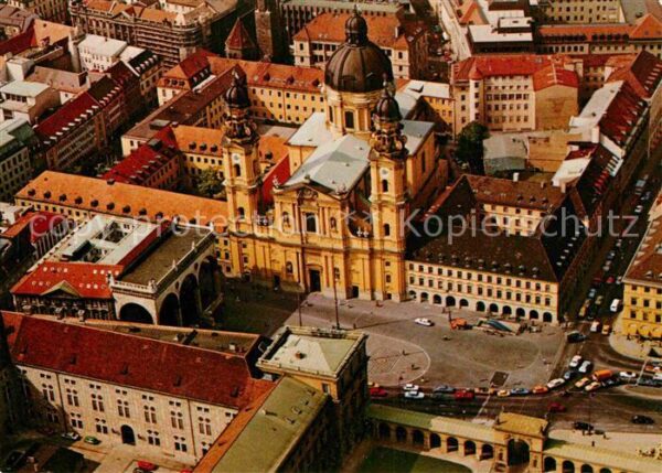 Muenchen St. Kajetan Theatinerkirche Fliegeraufn
