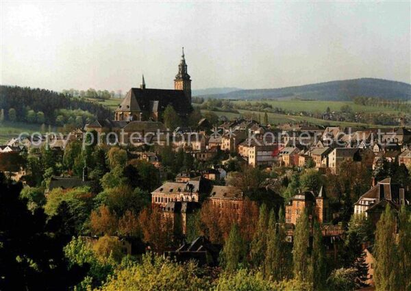 Schneeberg Erzgebirge Kirchenpartie