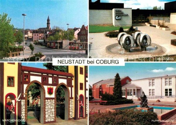 Coburg Arnoldplatz Wellenbad Puppenmuseum Märc